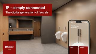 SCHELLTRONIC E² - robinet spalarecu presiune pentru pisoar inovativ, cu montare pe perete