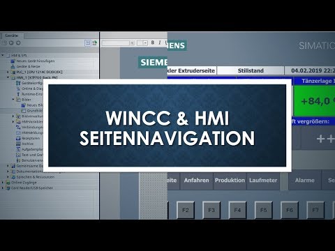 WinCC & HMI - Seitennavigation & Vorlagen