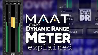 Video thumbnail for MAAT DRMeter Dynamic Range Meter EXPLAINED by Andrei Martinez Agras