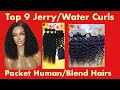 Packet Human/Blend Hairs Jerry/Water Curls Single/ Double Drawn/Super Double Drawn To Check Out
