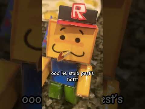 he’s so silly  #regretevator #poob #pest #partynoob #roblox #papercraft #yippee #fypシ゚viralシ