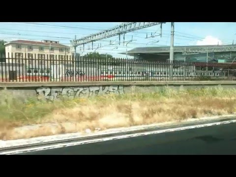 FL2 train ride from Roma Tiburtina to Tivoli, Italy