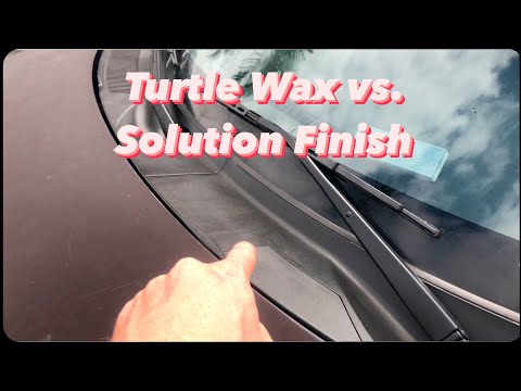 Turtle Wax vs. Solution Finish part 2 | Which Trim Restorer Is Holding Up Better