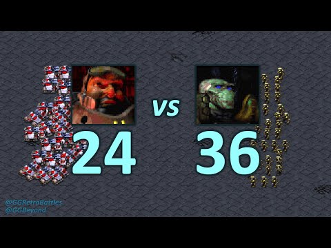 24 Siege Tanks vs 36 Zealots - Same Mineral Cost - StarCraft Retro Battles