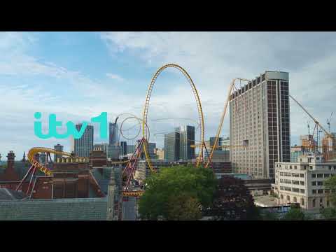 ITV1 ident (City Rollercoaster clean, 2022)