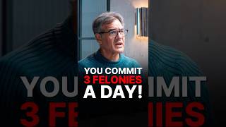 YOU COMMIT 3 FELONIES A DAY?!