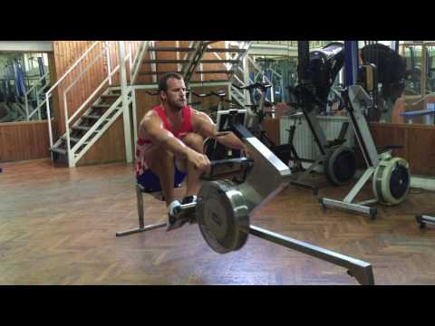 Damir Martin builder With RP3 rowing machine