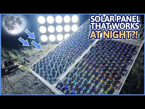 THIS HOMEMADE SOLAR PANEL WORKS ON MOONLIGHT