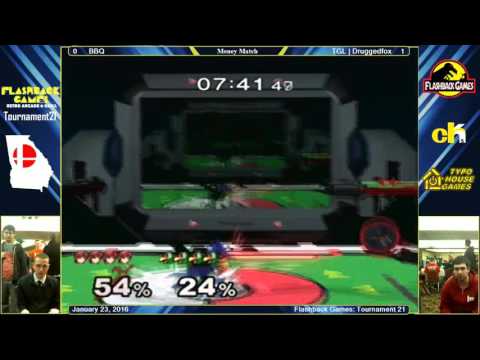 FBG21 - Money Match - TGL | Druggedfox (Falco) vs BBQ (Marth)