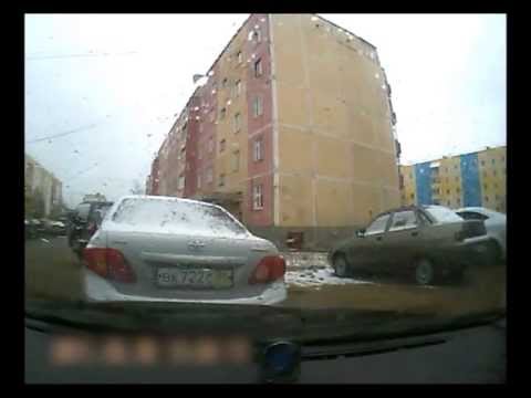 ДТП во дворах - вот как надо!