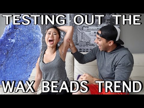 Painless Wax Beans Trend | Hard Wax Review | My First Time Waxing | Do Wax Beads Really Work?
