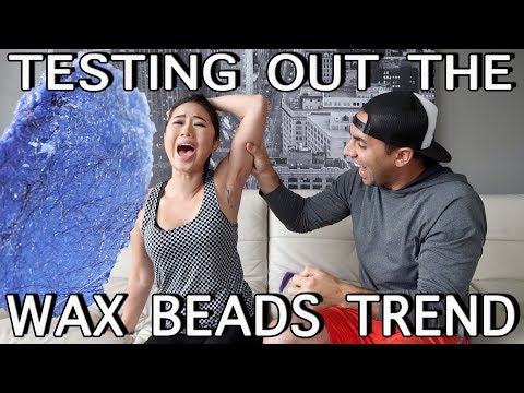 Painless Wax Beans Trend | Hard Wax Review | My First Time Waxing | Do Wax Beads Really Work? Video