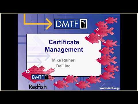 Redfish® School - Certificate Management