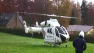 preview picture of video 'Police Helicoptère MD900 Explorer extinction d'incendie dans les Hautes Fagnes'