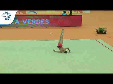 Andreea VERDES (ROU) - 2018 Rhythmic Europeans, all around final hoop