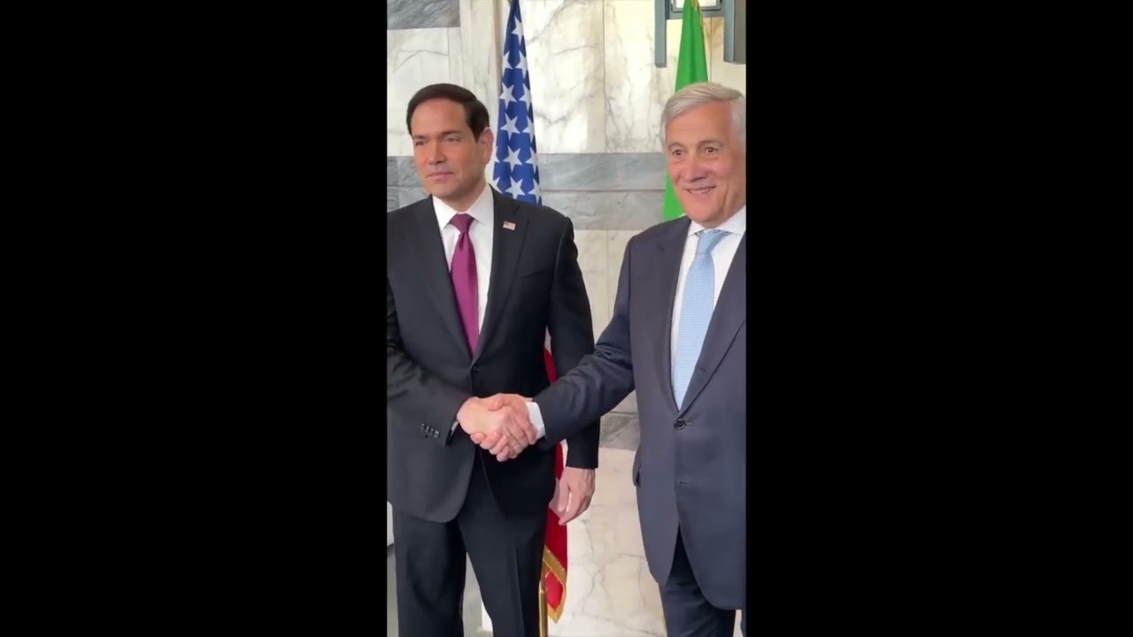 TAJANI RICEVE RUBIO: ASSE ITALIA-USA PER PACE IN MEDIO ORIENTE, MAR ROSSO E STABILITÀ GLOBALE