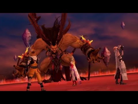 Dissidia Final Fantasy NT Ifrit boss fight
