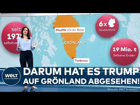 GRÖNLAND: "Auch China streckt schon die Finger aus!" Trump will sich Eisinsel unter den Nagel reißen