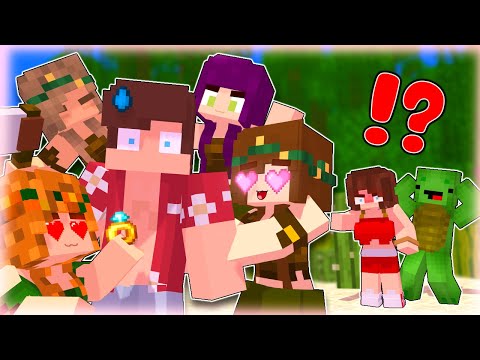MAIZEN - JJ Lost on the Girl Island!? - Minecraft Animation JJ & Mikey