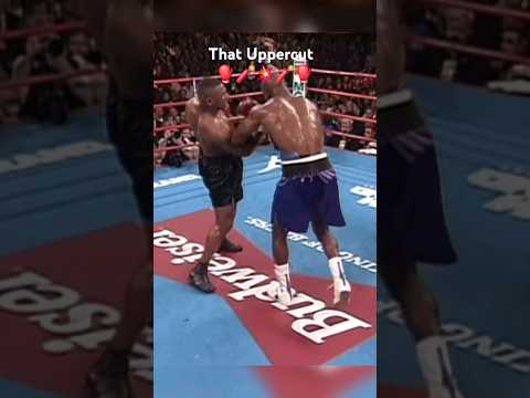 #MikeTyson Throwing His Heavy #Uppercut on #EvanderHolyfield 🥊💥🥊 #Boxing #KO