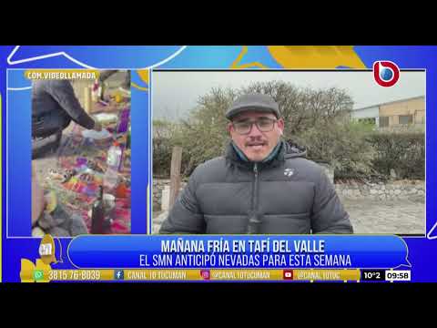 Posibles nevadas en Tafí del Valle
