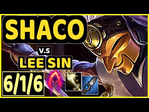 CHASESHACO (SHACO) vs LEE SIN - 6/1/6 KDA JUNGLE CHALLENGER GAMEPLAY - NA