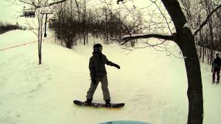 preview picture of video 'Blue mountain Collingwood, Ont forest trail.'