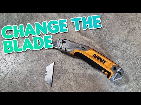 How To Change The Blade On A DeWALT Utility Knife