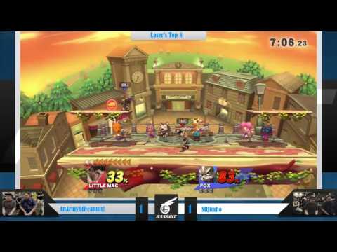 Otafest Assault 4 - Smash 4 Top 8 - AnArmyOfPeanuts! (Mac, Diddy, Falcon) vs SRJimbo (Fox, Ryu)