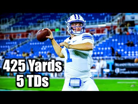 EVERY Zach Wilson Throw/Run vs. UCF (2020) ᴴᴰ