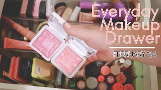 Everyday Makeup Drawer | Shop My Stash | February 2024