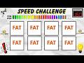 Slow To Fast Say The Word On Beat Speed Challenge 49 SPEED EDITION Fast Rhythm PPAP