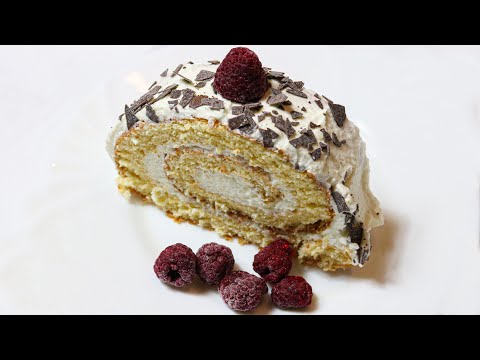 Biskuitroulade rezept einfach selber machen / ohne Gelatine / Mit Tipps zum richtig Rollen