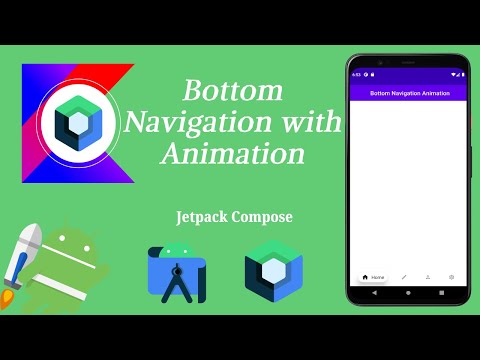 How to Make Bottom Navigation with Animation in Jetpack Compose | Android | Kotlin | Make it Easy