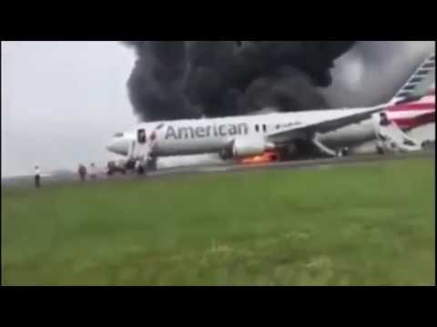 Plane burn during take-off at Chicago O'Hare airport