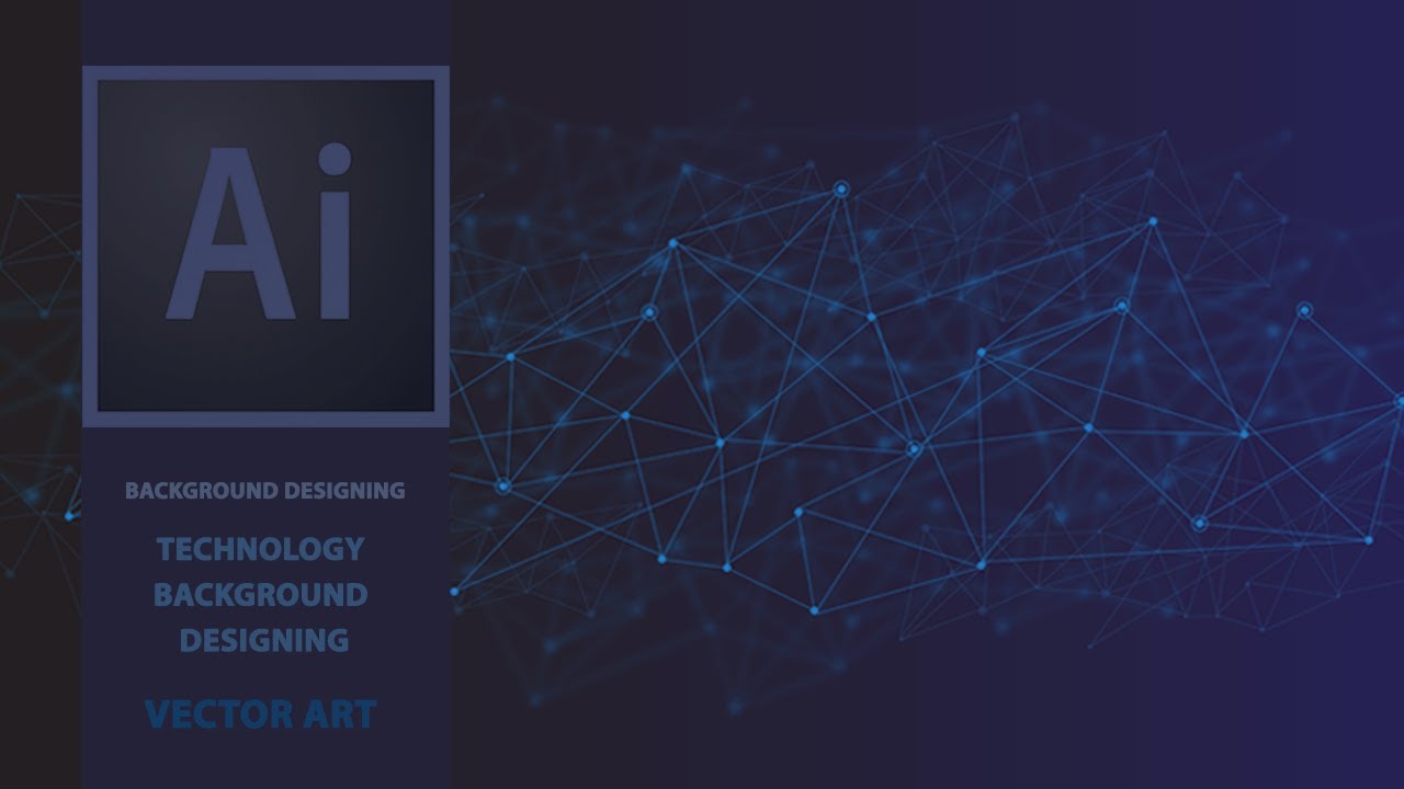 How to Create Technology Background  in Adobe Illustrator #howto #tutorial #technology #background