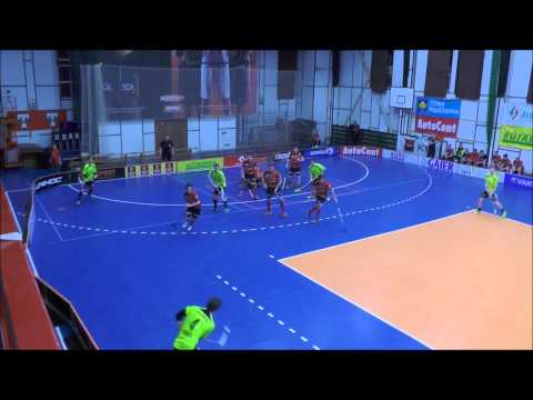 Sestřih 1. utkání čtvrtfinálové série ACE Tatran Omlux Střešovice vs. AC Sparta Praha Florbal