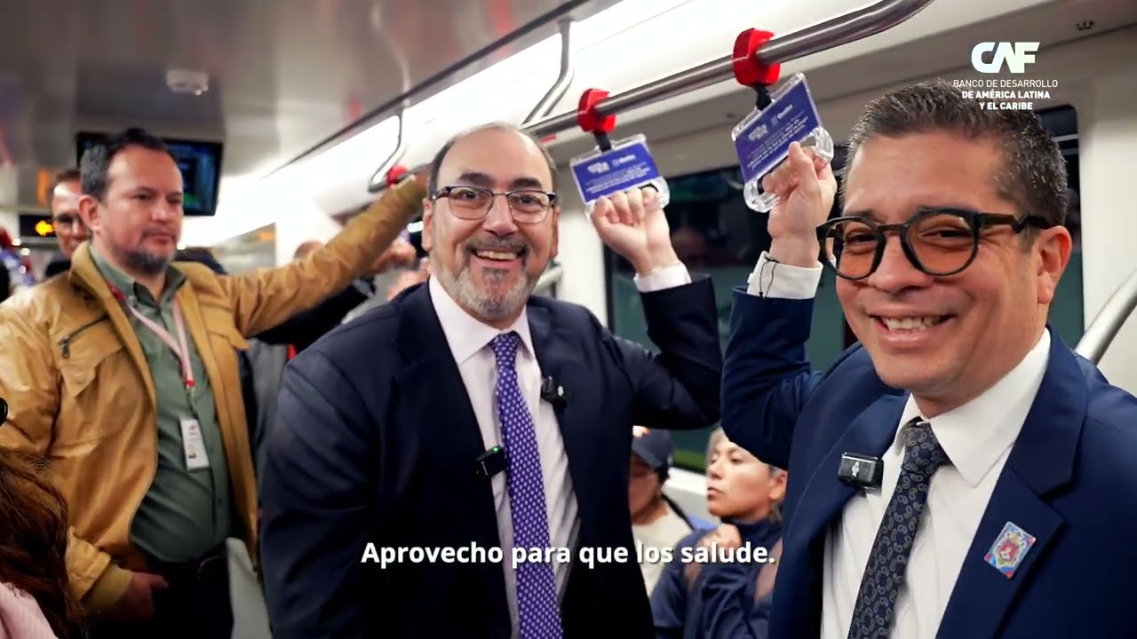 CAF visita el Metro de Quito, la obra de movilidad urbana más importante en la historia de Ecuador.