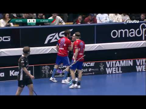 F-liigaM, Oilers - Classic 21.12.2023. Tilanne ajassa 53:42.