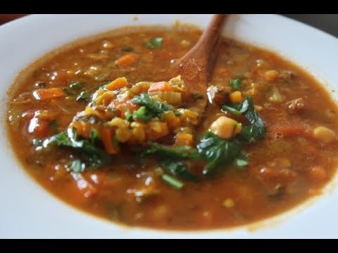 Marokańska zupa z ciecierzycy - Harira