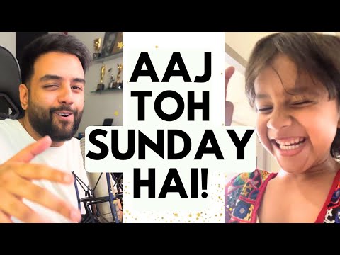 AAJ TOH SUNDAY HAI | Yashraj Mukhate | Dialogue wit beat using Ai 🤖| The Sunday Anthem