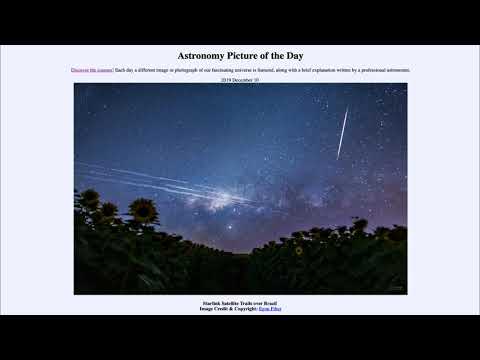 2019 December 10 - Starlink Satellite Trails Over Brazil