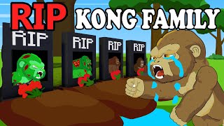 Download lagu POOR BABY GODZILLA vs KONG LIFE #14 : So Sad But Happy Ending Animation | Godzilla Animation Cartoon mp3