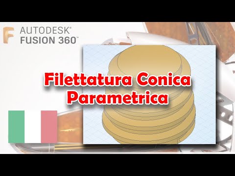 Filettatura Conica Parametrica [Fusion 360 - Tutorial ITA]