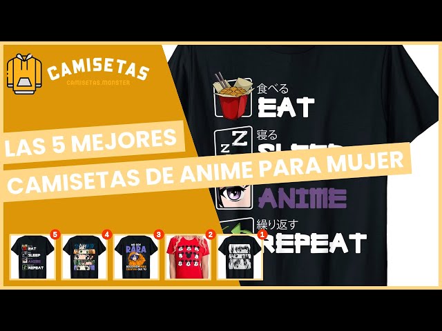 Vídeo relacionado con Manga Japonés Kawaiano - Cute Eat Sleep Anime Repeat Camiseta