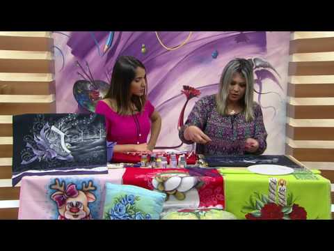 Mulher.com - 05/10/2016 - Pintura em tecido colorido - Eliana Rolim  P2