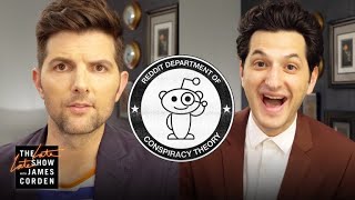 Adam Scott &amp; Ben Schwartz React to Parks and Recreation Fan Theories