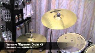 Video thumbnail for NAMM 2012: Yamaha Gigmaker Drum Kits and Cymbals by Gear4music Guitars