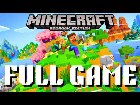 Minecraft Bedrock Edition Survival FULL GAME Walkthrough (No Commentary) | 1.21.10