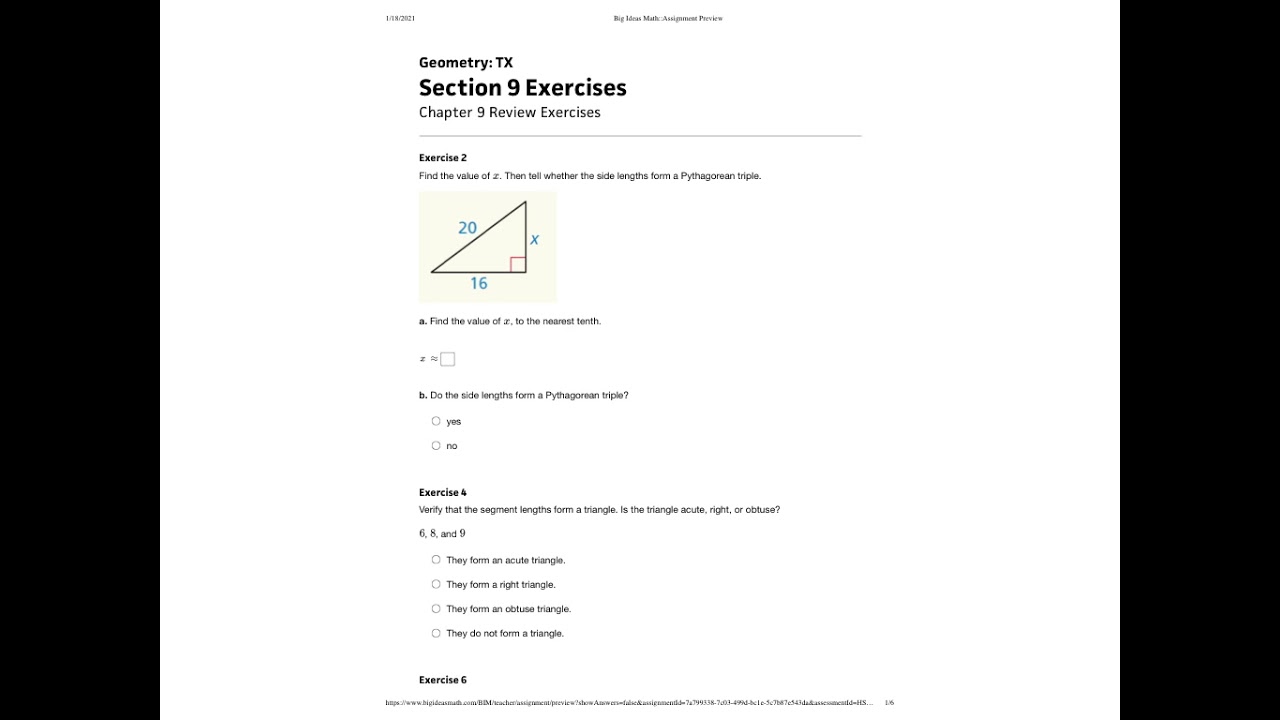 Geometry Ch. 9 Review